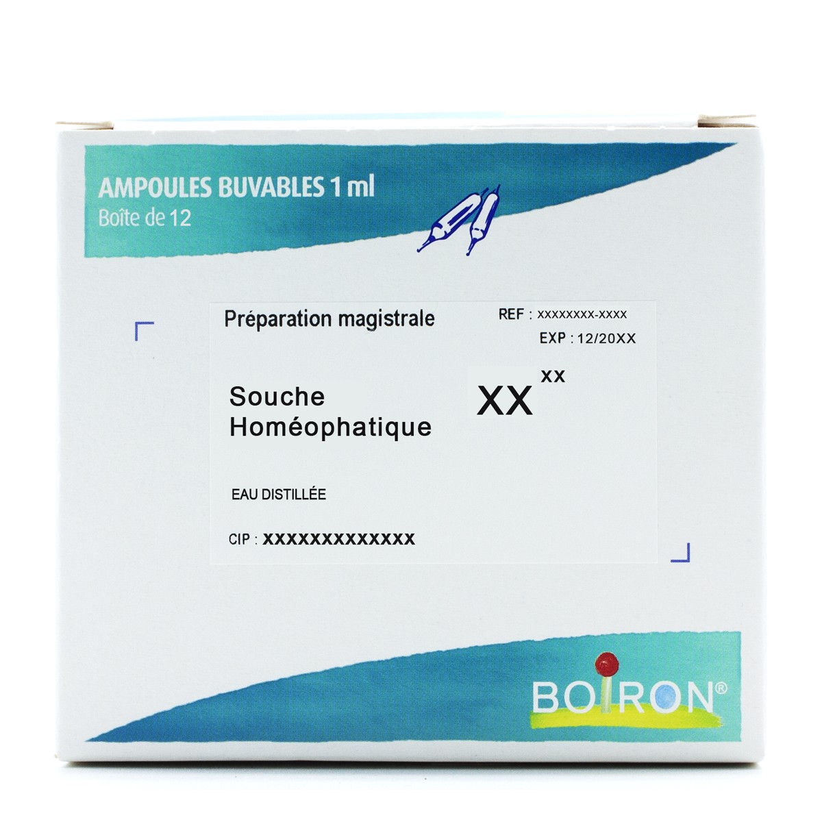 ACTH 7CH - Ampoules Buvables Eau - 12 Unités