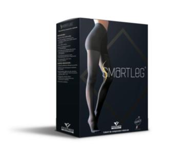 Smartleg Semi-Transparent - Collant Femme - Classe 2 - Taille 2 Long - Noir "Mystérieuse"