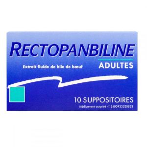 Rectopanbiline 10 suppositoires