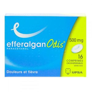 EfferalganOdis 500 mg - 16 comprimés orodispersibles