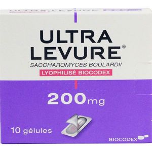Ultra Levure Biocodex 200mg 10 gélules
