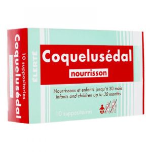 Coquelusédal nourrisson - 10 suppositoires