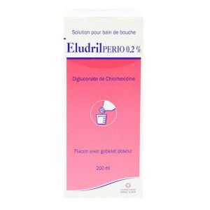 Eludril solution bain de bouche 200 ml - Pierre Fabre