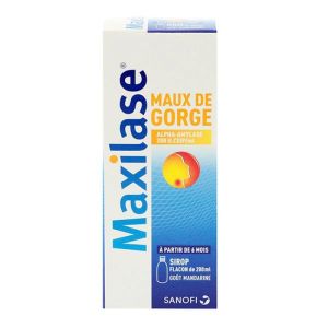 Maxilase maux gorge sirop mandarine - 200 ml