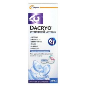 Dacryo Entretien Lentilles Flacon 360ml