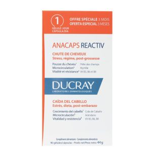 Anacaps Reactiv Cure complète 3 mois 90 Gelules