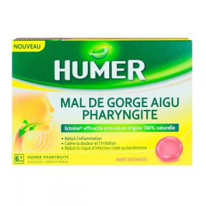 Humer pastilles pour mal de gorge aigu Urgo x 20