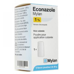 Econazole 1% Poudre - Flacon de 30g