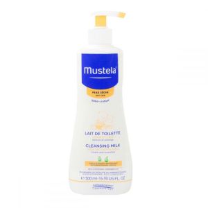 Mustela Lait de toilette visage & siège - 500 ml