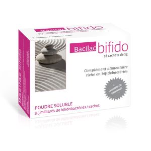 Bacilac Bifido poudre soluble 16 sachets de 2g