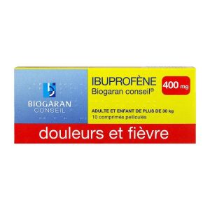 Ibuprofène 400 mg - 10 comprimés