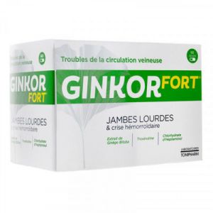 Ginkor fort Tonipharm x 60 gélules