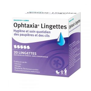 Ophtaxia - 20 Lingettes