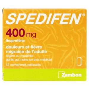 Spedifen 400mg - 12 comprimés pelliculés