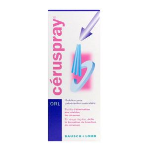 Céruspray Bausch & Lomb solution auriculaire 50ml