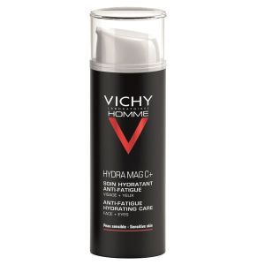 Vichy Homme HydraMag C + Soin hydratant anti-fatigue Visage + Yeux
