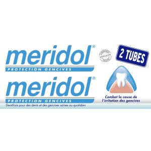 Dentifrice meridol Protection Gencives 2x75ml