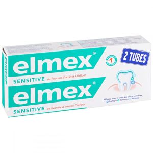 Dentifrice Elmex Sensitive - 2x75 ml