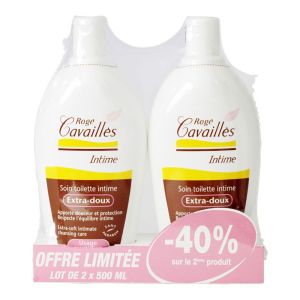 Soin toilette intime 2x500 dont -40%