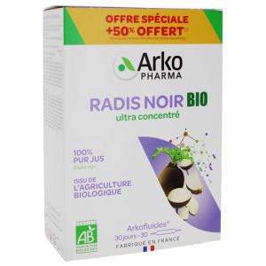 Arkofluide Radis Noir 10mL - 30 Ampoules