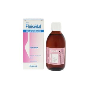 Sirop Fluisédal sans prométhazine arôme caramel - 250 ml