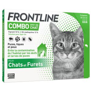 Frontline Combo chat pipettes - 3 pipettes