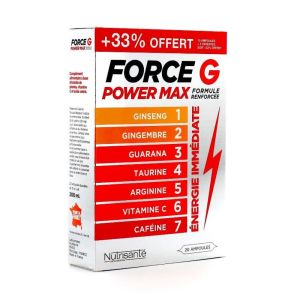 Force G Power Max - 20 ampoules