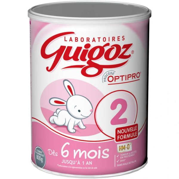 GUIGOZ 2 BIO 800g 2ème âge dès 6 mois