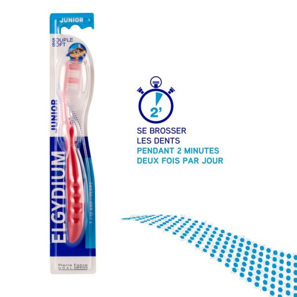 ELGYDIUM Junior 7/12 ans - brosse à dents enfant 1 u