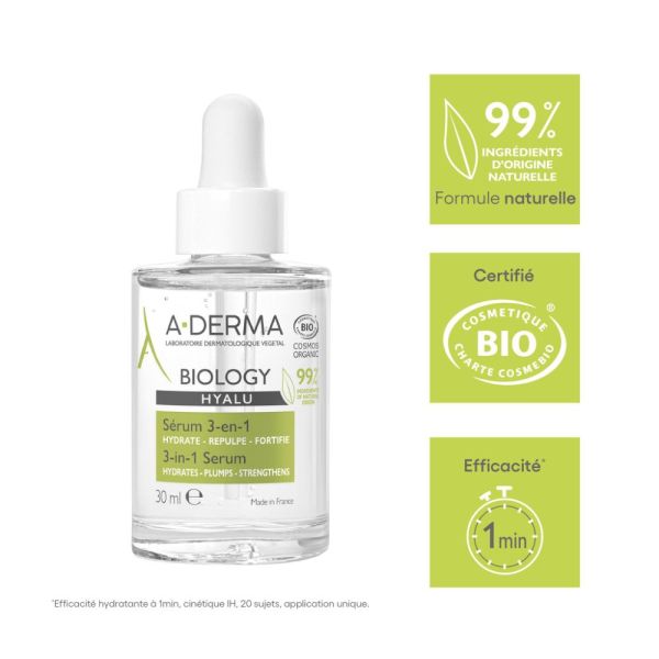 Sérum 3-en-1 BIOLOGY HYALU 30 ml