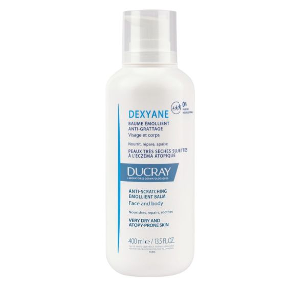 Dexyane - Baume Emollient anti-grattage peaux très sèches et à tendance atopique 400 ml