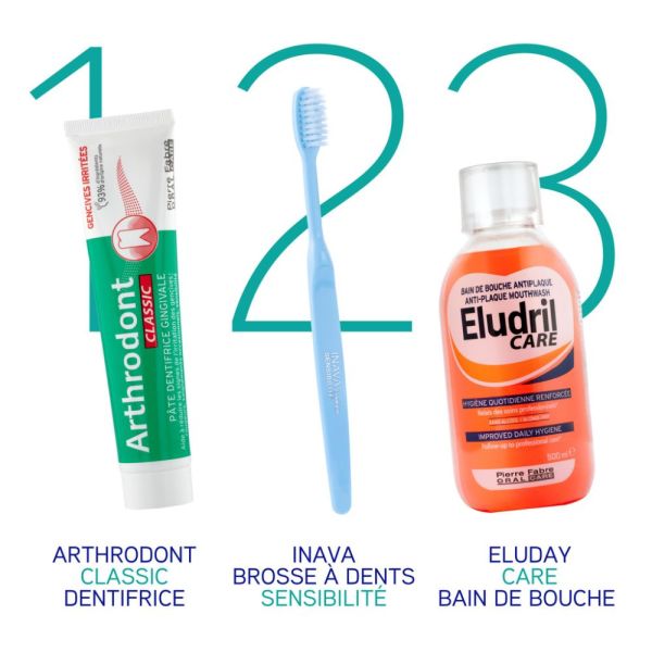 Inava Sensibilité - brosse à dents pour dents sensibles 1 u