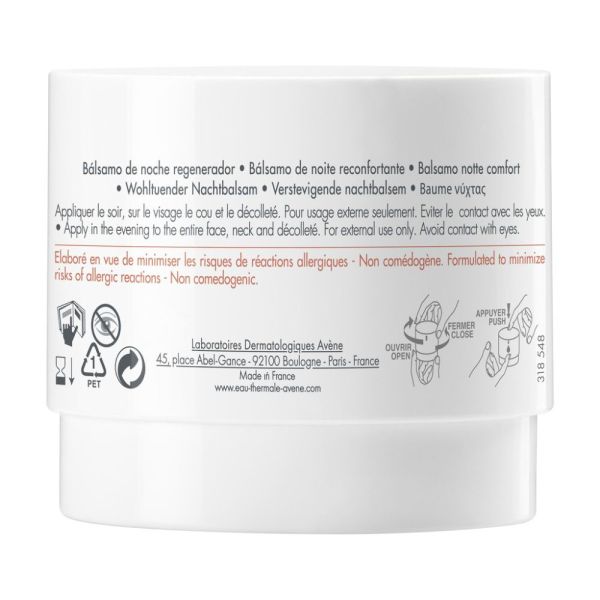 DermAbsolu NUIT Baume nuit réconfortant régènérant et nourrissant anti-âge 40 ml