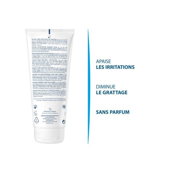 Dexyane - Crème émolliente anti-grattage peaux très sèches et à tendance atopique 200 ml