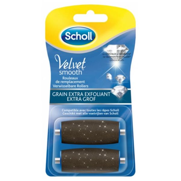 Velvet Smooth Pedi 2 Rouleaux Extra Exfoliants