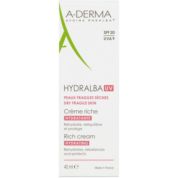 Hydralba UV Crème visage riche hydratante SPF20 40 ml