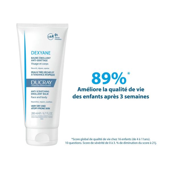 Dexyane - Baume Emollient anti-grattage peaux très sèches et à tendance atopique 200 ml