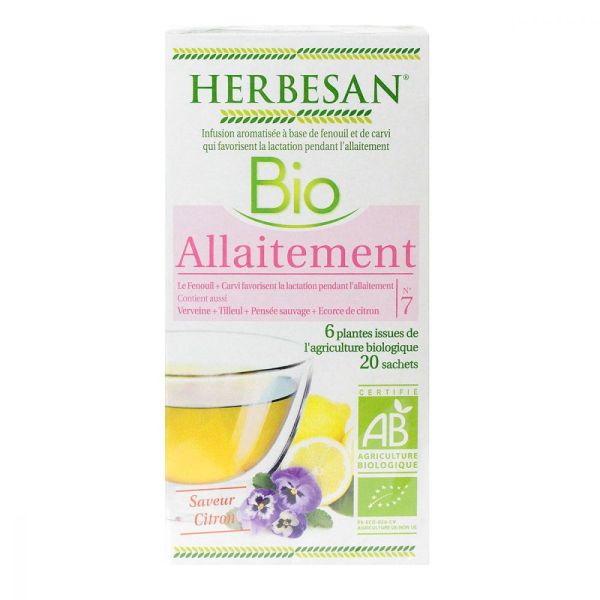 BIO CONSEILS ALLAITEMENT INFUSION BIO 20 SACHETS sur