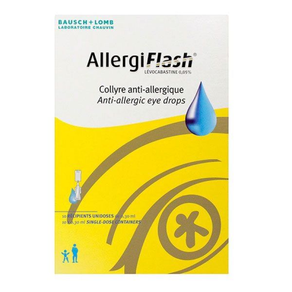 Bausch & Lomb Allergiflash collyre 10 x 0,30ml