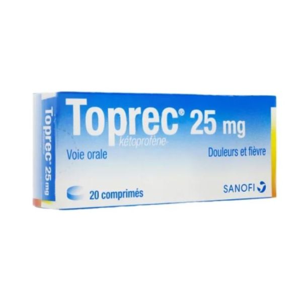 Toprec 25mg boite 20 Comprimés