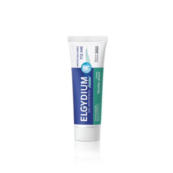 ELGYDIUM Junior menthe douce 7/12 ans - dentifrice enfant 50 ml