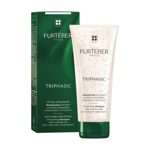 Triphasic - Shampooing stimulant aux huiles essentielles complément antichute sans silicone 50 ml