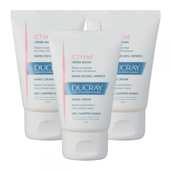 Ictyane Crème Main Tube 50ml x3