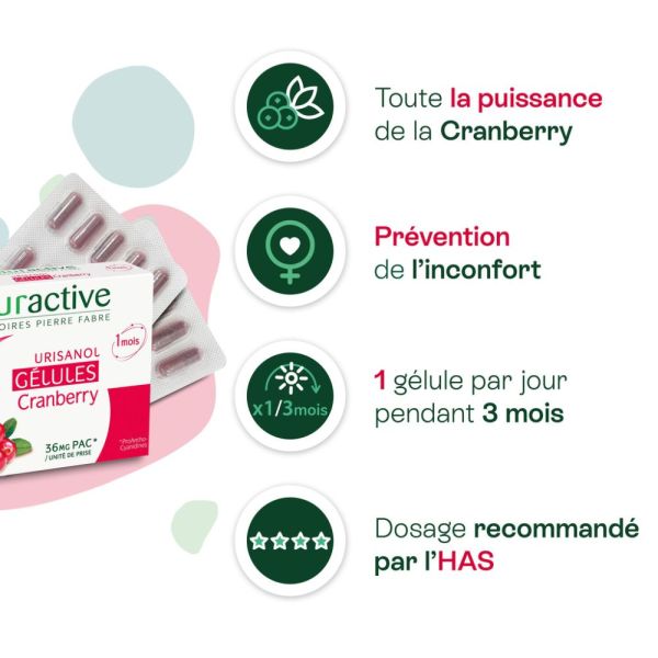 Urisanol - Cranberry 30 Gélules