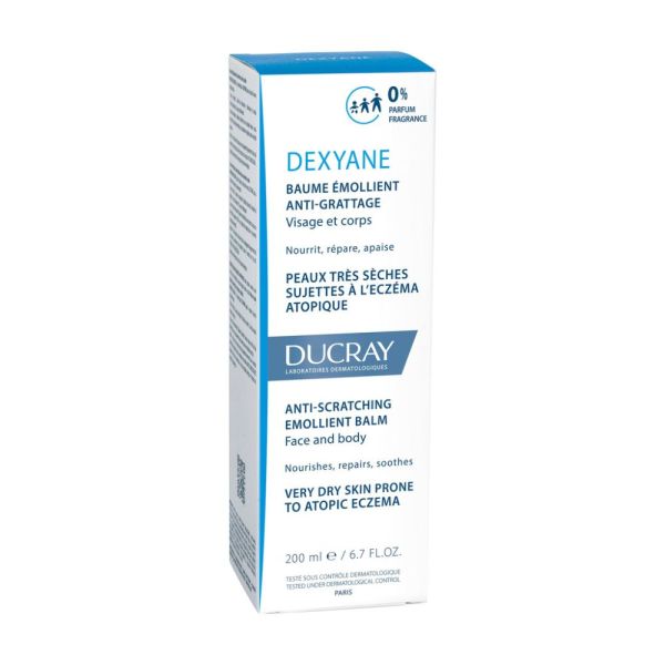 Dexyane - Baume Emollient anti-grattage peaux très sèches et à tendance atopique 200 ml