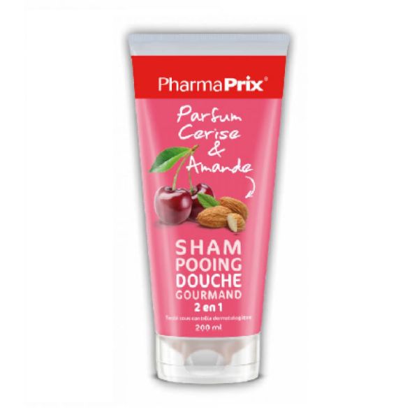 Gel douche gourmand 2 en 1 Cerise & Amande - 200ml