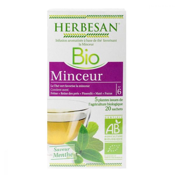 Minceur Infusions Bio 20 sachets