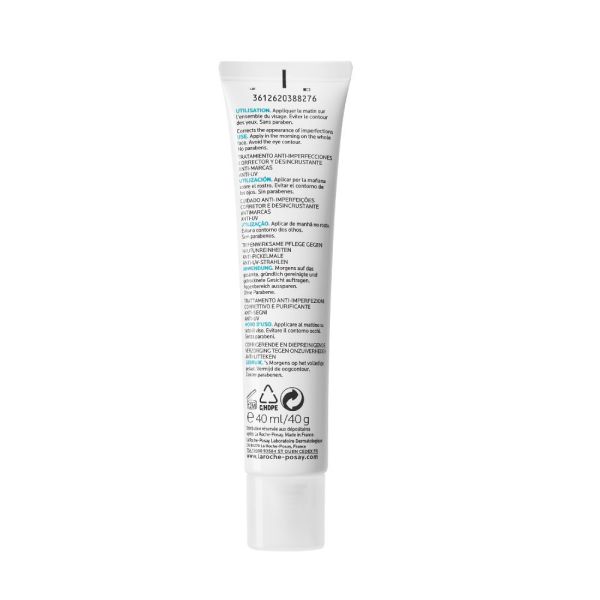 Effaclar Duo (+) Soin complet anti-imperfections, anti-marques et anti-récidive et anti-UV (SPF30) 40ml