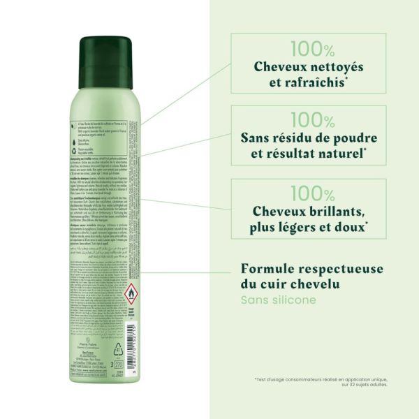 Shampooing sec invisible - Shampoing sec naturel - NATURIA 200 ml