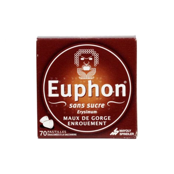 Euphon Erysimum Mayoly 70 pastilles sans sucre